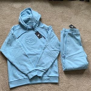 NWT Cookies Designer Sweatsuit Light Blue XL